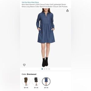 Nine West denim dress